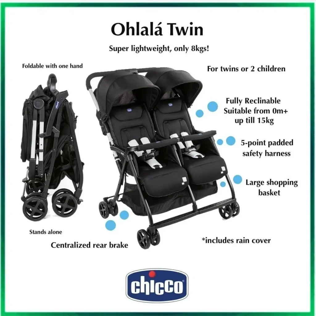 Double stroller Chicco
