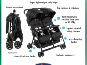 Double stroller Chicco