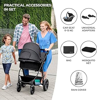 Baby stroller 3 in 1 with car seat
