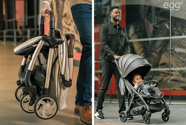 Egg Z stroller on hand Folding
