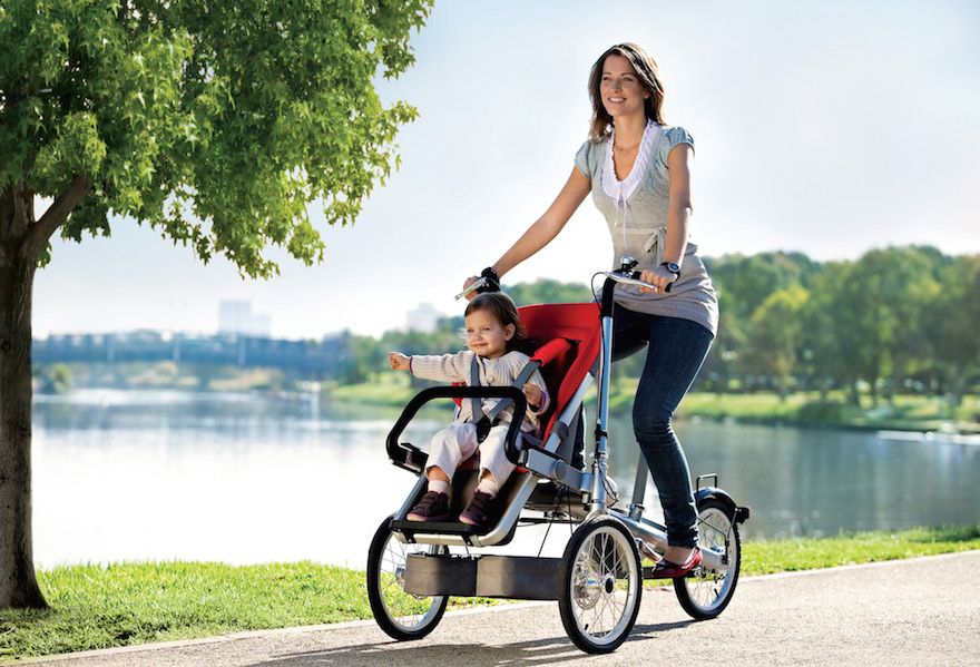 Bike With Stroller

