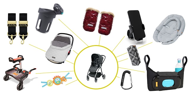 Summer 3D lite stroller accesores
